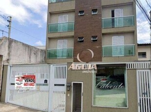 Cobertura com 2 dormitórios à venda, 43 m²+ 43 m² por r$ 382.000 - vila luzita - santo andré/sp