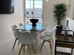 Cobertura com 3 dormitórios à venda, 118 m² por r$ 749.000,00 - centro - santo andré/sp