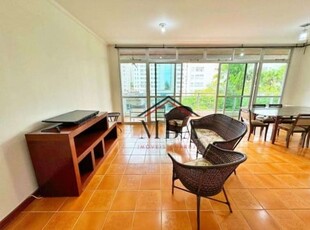 Locação anual - apartamento com 3 dormitórios para alugar, 140 m² por r$ 5.000/mês