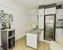 Apartamento com 1 dormitório para alugar, 34 m² por R$ 2.400,00/mês - Centro - Curitiba/PR