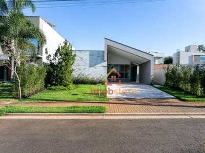 Alphaville 2. casa de condomínio com 3 suítes à venda, 220 m² - gleba fazenda palhano - londrina/pr
