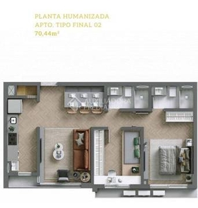 Apartamento com 2 Quartos à venda, 88m² - Higienópolis