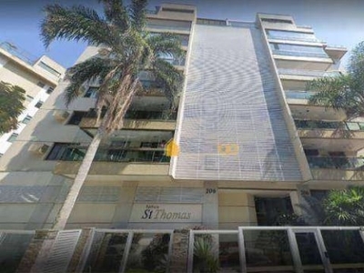 Apartamento com 3 dormitórios à venda, 120 m² - charitas - niterói/rj