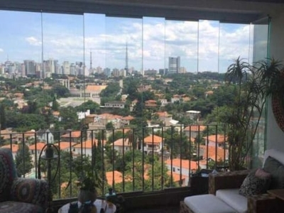 Apartamento com 3 dormitórios à venda, 190 m² por r$ 2.500.000,00 - pacaembu - são paulo/sp