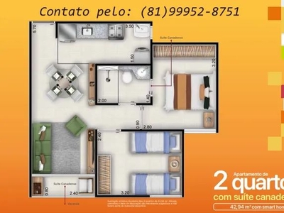 Apartamento para venda tem 42 metros quadrados com 2 quartos em Imbiribeira - Recife - PE