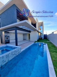 Belíssima casa no Alphaville Ceará com 4 suítes, piscina privativa com hidro
