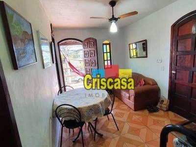 Casa com 2 dormitórios, 75 m² - venda por r$ 280.000,00 ou aluguel por r$ 1.355,00/mês - peró - cabo frio/rj