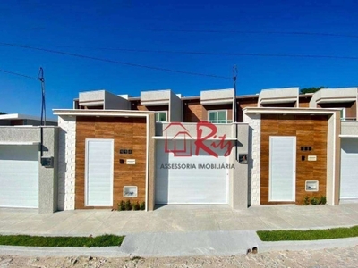 Casa com 3 dormitórios à venda, 110 m² por r$ 429.000,00 - autódromo - eusébio/ce