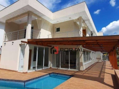 Casa com 4 dormitórios, 385 m² - venda por r$ 2.900.000,00 ou aluguel por r$ 18.000,00/mês - granja viana - cotia/sp