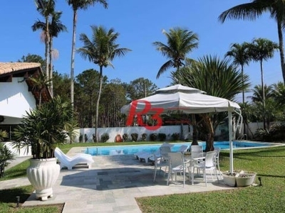 Casa com 5 dormitórios à venda, 1000 m² - acapulco - guarujá/sp