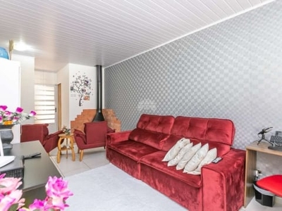 Casa em condomínio fechado com 2 quartos à venda na rua reginaldo rosa, 501, vila glória, campo largo, 76 m2 por r$ 235.000