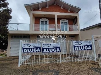 Casa residencial com salão comercial para locação, bairro jd. ibirapuera, .(região pauliceia) piracicaba/sp.(codigo ca01387)