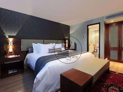 Flat com 1 dormitório à venda, 27 m² por r$ 425.000,00 - moema - são paulo/sp