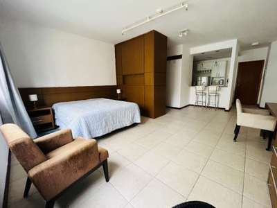 Flat com 1 dormitório para alugar, 40 m² por r$ 3.110,00/mês - jardim aquarius - são josé dos campos/sp