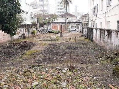 Terreno à venda, 392 m² por r$ 1.650.000,00 - embaré - santos/sp