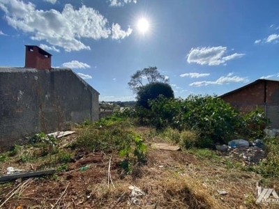 Terreno à venda na rua palmital, 118, morro alto, guarapuava por r$ 116.600