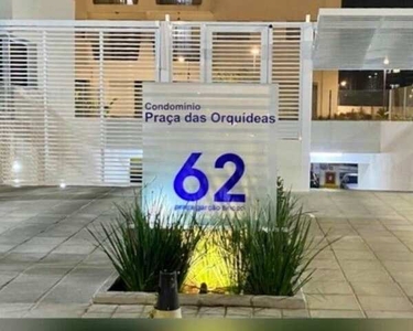 Apartamento 64m² no Cond. Praça das Orquídeas com 2 dormitórios e 1 vaga - SANTANA