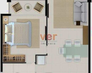 Apartamento à venda, 37 m² por R$ 423.000,00 - Aldeota - Fortaleza/CE