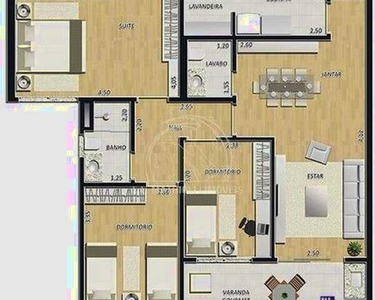 Apartamento à venda com 3 dormitórios em Centro, Marilia cod:9293