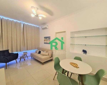 Apartamento com 1 dormitório à venda, 50 m² por R$ 395.000,00 - Pitangueiras - Guarujá/SP