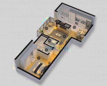 Apartamento com 1 dormitório à venda, 67 m² por R$ 449.000,00 - Centro - Canela/RS