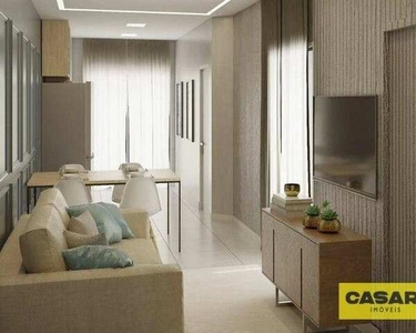 Apartamento com 2 dormitórios à venda, 46 m² - Campestre - Santo André/SP