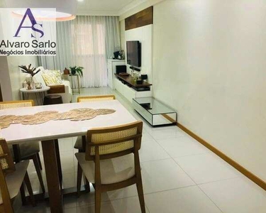 Apartamento com 2 dormitórios à venda, 72 m² por R$ 465.000 - Praia da Costa - Vila Velha