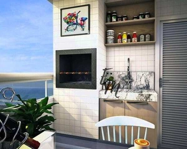 Apartamento com 2 dormitórios à venda, 73 m² por R$ 408.000 - Maracanã - Praia Grande/SP