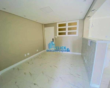 Apartamento com 2 dormitórios à venda, 76 m² por R$ 456.000,00 - José Menino - Santos/SP