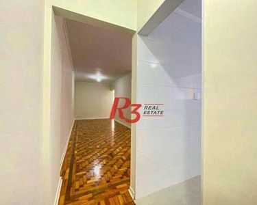 Apartamento com 2 dormitórios à venda, 78 m²- Gonzaga - Santos/SP