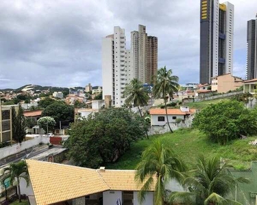Apartamento com 3/4 em excelente condomínio-clube com vista mar de Ponta Negra