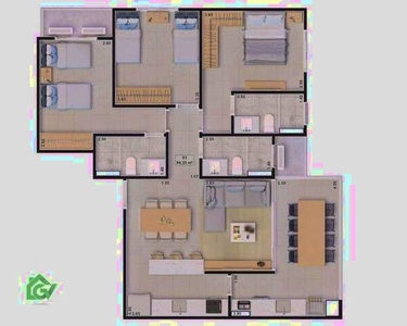 Apartamento com 3 dormitórios à venda, 94 m² por R$ 449.502,90 - Sumaré - Caraguatatuba/SP