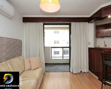 Apartamento tipo flat com 39 m² em Higienópolis, sendo 1dormitório, 1 vaga