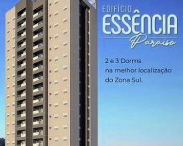 Apartamentos de 3 dorms e 1 suíte, no Jd Paraíso. Piso, churrasqueira e vaga coberta