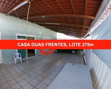 Casa 4 Quartos, Garagem 8 carros, Setor Leste Gama, com 2 Frentes, LOTE 275m, Porcelanato