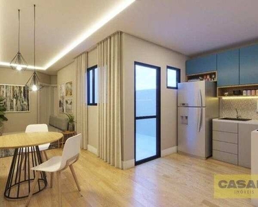 Cobertura com 2 dormitórios à venda, 85 m² - Campestre - Santo André/SP