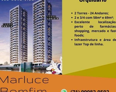 MBS! Orquidário Apartamento a venda 2 quartos em Parque Bela Vista - Salvador - BA