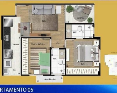 NOVO 2 QUARTOS SUITE 2 VAGAS ELEVADOR E VARANDA