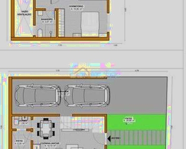 Sobrado para venda com 119 metros quadrados com 3 quartos em Santa Catarina - Caxias do Su