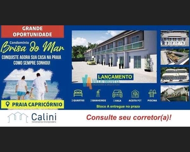 Village com 2 dormitórios à venda, 72 m² por R$ 389.000,00 - Capricórnio II - Caraguatatub