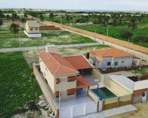 Vendo terreno 200 m2 em Condomínio na Praia Pontal da Barra, divisa com Praia de Guajiru