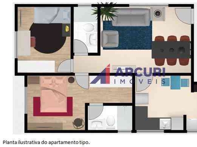 Apartamento com 2 quartos à venda no bairro Barroca, 70m²