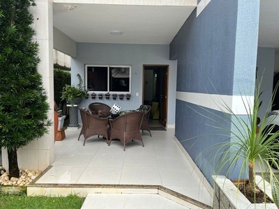 Nova Parnamirim-Linda Casa Duplex-Condomínio Fechado- Sombra-210m²-4 Suítes -R$ 559 Mil. F