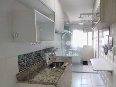 Apartamento 52m² 2 dormitorios, sala 2 ambientes, 1 vaga, Condomínio clube, Jardim Olavo