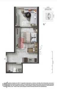 Apartamento à venda em Vila Olímpia com 32 m², 1 quarto