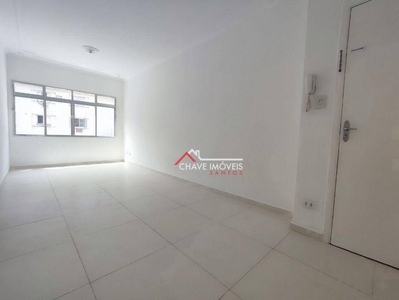 Apartamento em Centro, São Vicente/SP de 70m² 2 quartos para locação R$ 2.000,00/mes