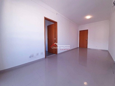 Apartamento em Gonzaga, Santos/SP de 59m² 2 quartos para locação R$ 3.900,00/mes