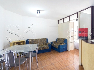 Apartamento em Indianópolis, São Paulo/SP de 45m² 1 quartos para locação R$ 2.300,00/mes