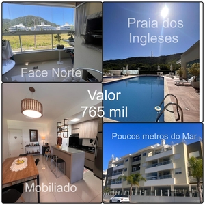 Apartamento em Ingleses do Rio Vermelho, Florianópolis/SC de 71m² 2 quartos à venda por R$ 764.000,00