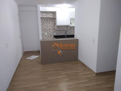 Apartamento em Jardim Bela Vista, Guarulhos/SP de 47m² 2 quartos para locação R$ 1.400,00/mes